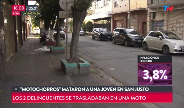 Video: Motochorros mataron a una mujer en San Justo