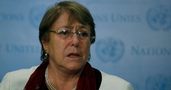 Bachelet: “Estoy profundamente preocupada por la criminalización de la protesta pacífica y la disidencia en Venezuela”