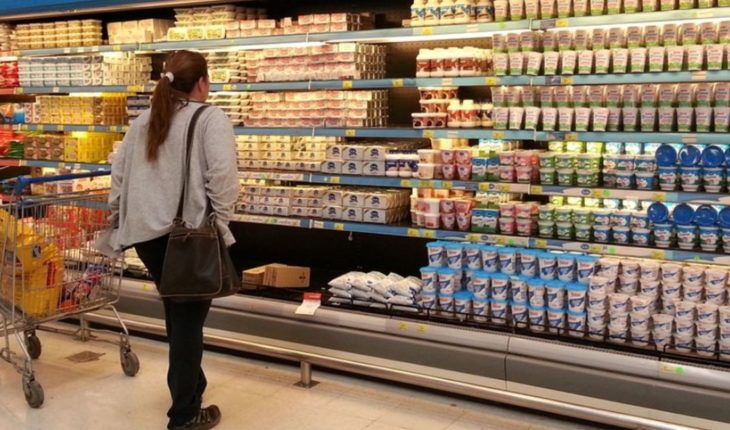 translated from Spanish: By the rise in the dollar there are prices on the shelves