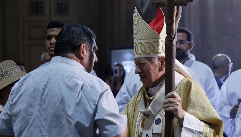 Cardenal Ezzati asegura que deja Arzobispado de Santiago con "la conciencia muy tranquila"