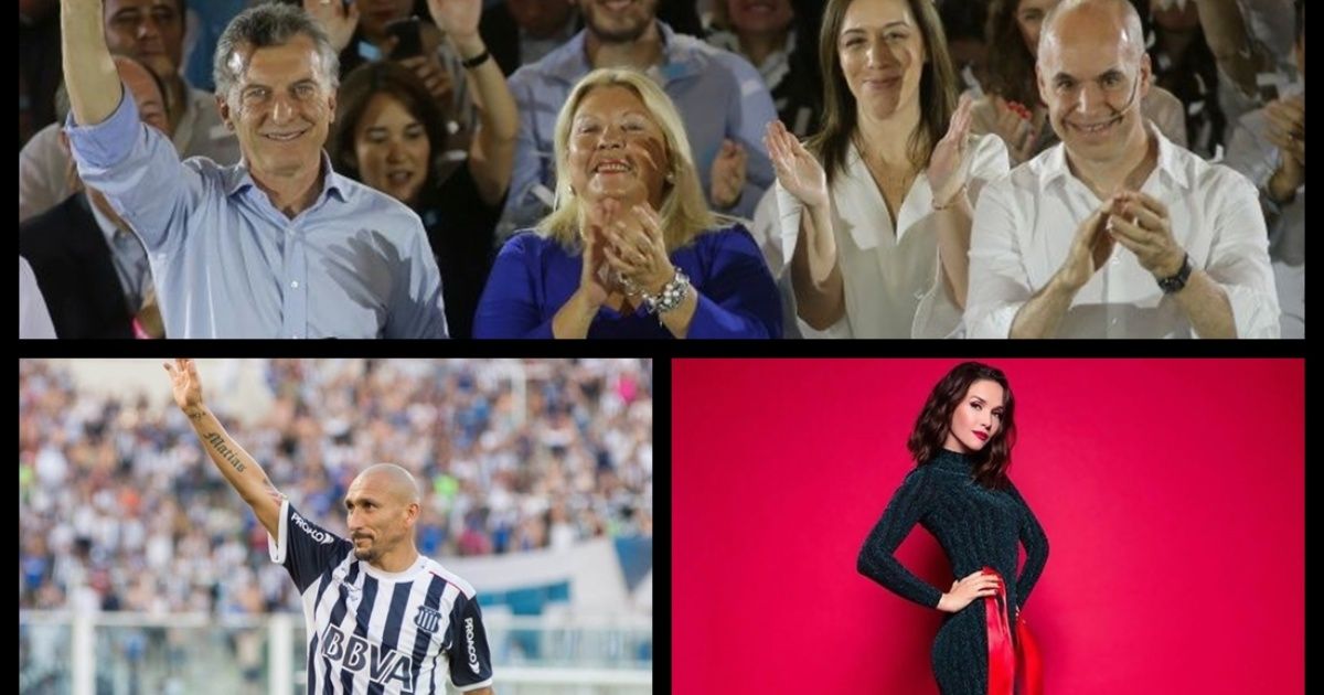 Carrio against the UCR, Cholo Guiñazú let football, Natalia Oreiro surprised an interviewer, and much more...