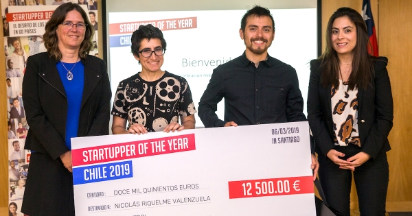 Chilean cyclists app wins mainland competition of Enterprise