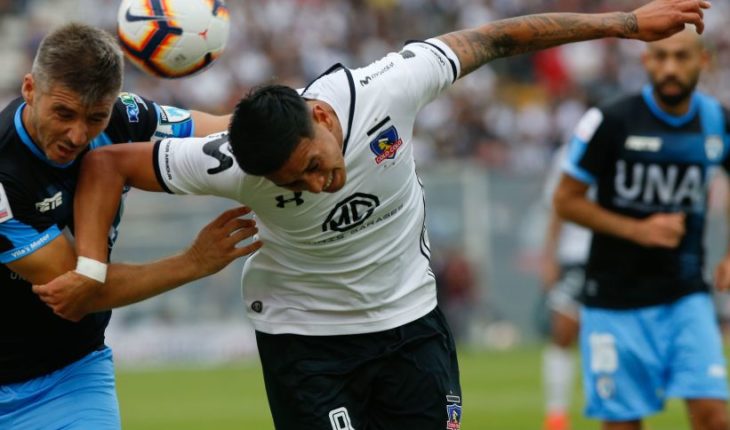 translated from Spanish: Colo Colo se impuso a Deportes Iquique en el Monumental