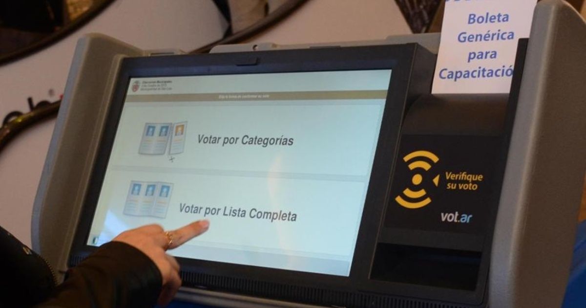 Elections in Neuquén: denounce failures in the system of electronic voting