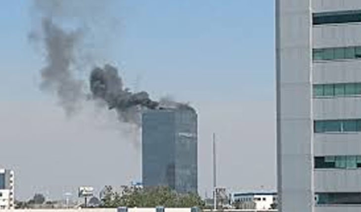 translated from Spanish: Fire in the Titanium Tower, Puebla