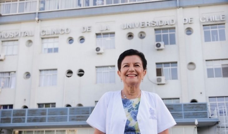 translated from Spanish: History: Dr. Graciela Rojas is the first woman to lead the Hospital Clínico of the U. of Chile