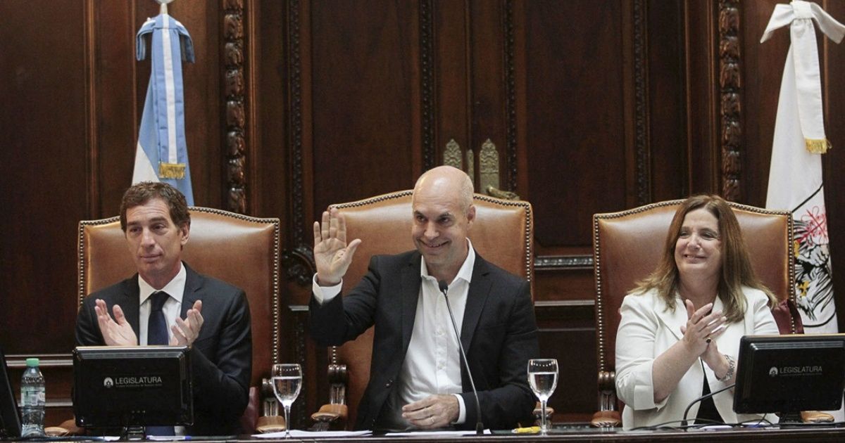 Horacio Rodríguez Larreta opened the regular sessions of the legislature