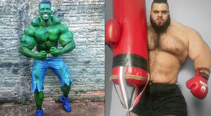 It could be a battle in the ring, between Brazilian "Hulk" v.s. "Hulk" Iranian