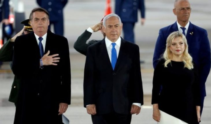 translated from Spanish: Jair Bolsonaro inicia visita oficial a Israel