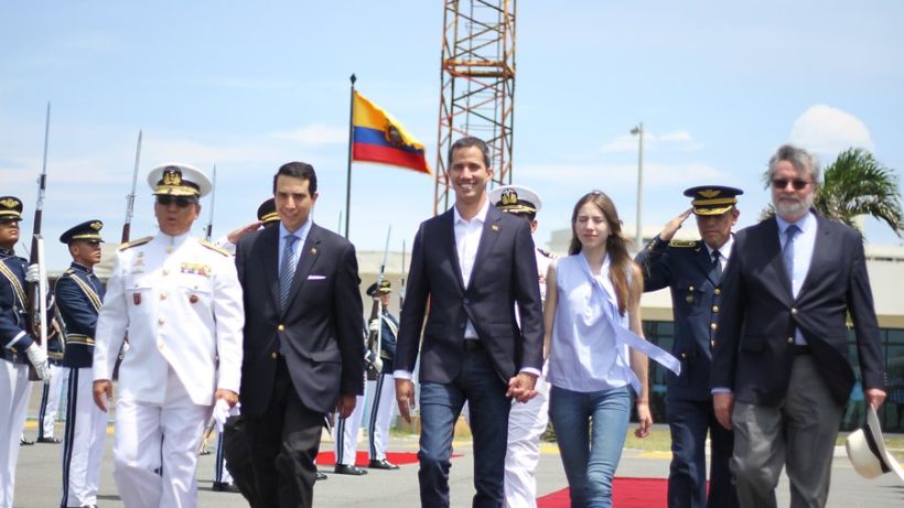 Juan Guaidó came to Caracas after touring South America