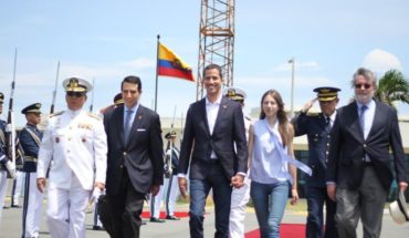 translated from Spanish: Juan Guaidó came to Caracas after touring South America
