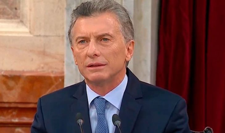 translated from Spanish: Macri at the Conference: “today Argentina is better stop that in 2015”