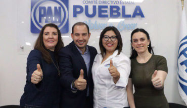 "PAN refrendará su triunfo en Puebla", confía Marko Cortés