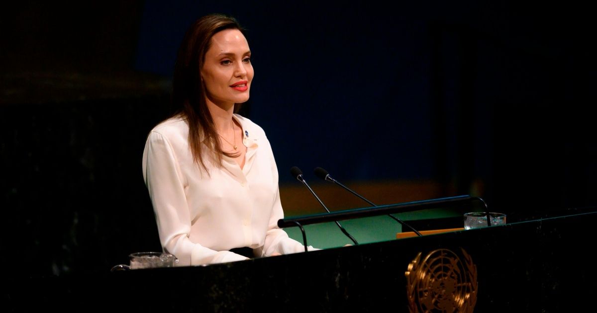 Poderoso mensaje de Angelina Jolie en la ONU, sobre los cascos azules