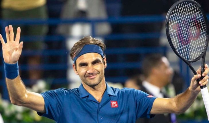 translated from Spanish: Roger Federer won Dubai and won the title no. 100 in his career