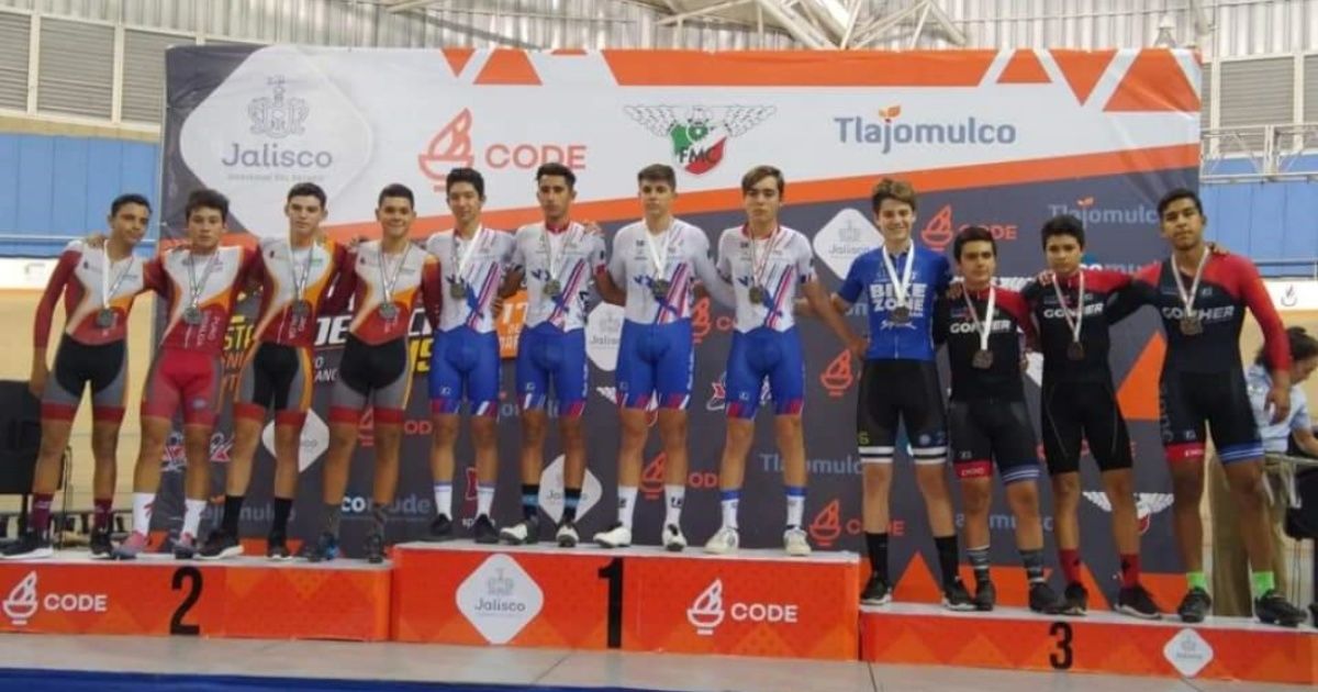 Sinaloa sube al podio en Copa Federación de Ciclismo de Pista