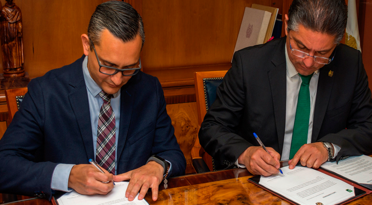 UMSNH y Caja de Ahorro Morelia Valladolid firman acuerdo de colaboración