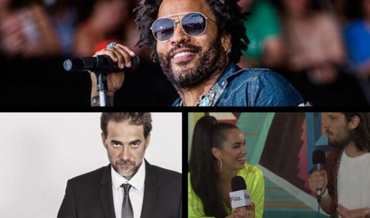 translated from Spanish: Watch live Lenny Kravitz and Vicentico at the Lollapalooza by Filo.News
