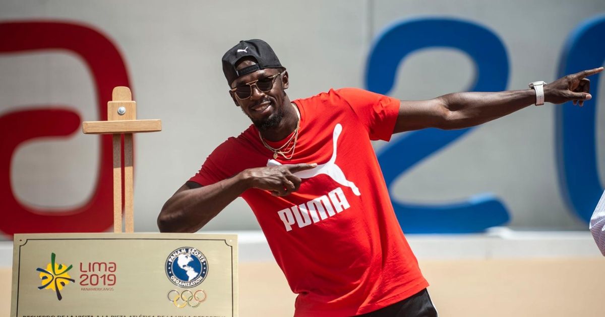 Bolt estrena la pista atlética de los Panamericanos de Lima