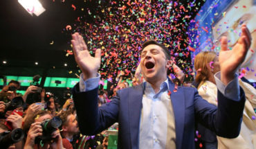 El comediante Volodymyr Zelenskiy gana elección presidencial en Ucrania