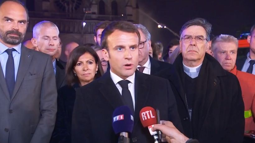 Francia aseguró que Notre Dame se salvó de la destrucción "por media hora"