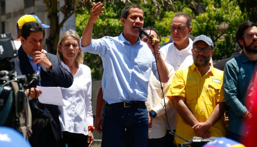 Guaidó convoca a los venezolanos a movilizarse otra vez este miércoles en la 'Operación Libertad'