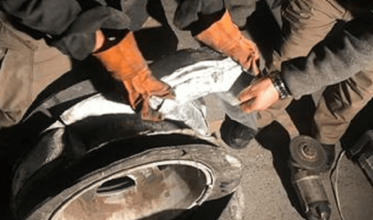 Hallan droga en rines de vehículo en Nuevo León