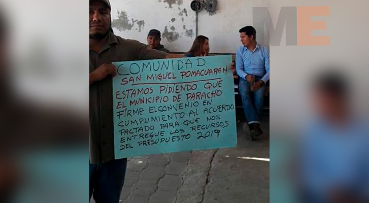 Liberan a regidores, tras acuerdo en Pomacuarán, Michoacán