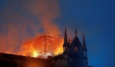 Notre Dame: Nuestra señora iglesia en llamas