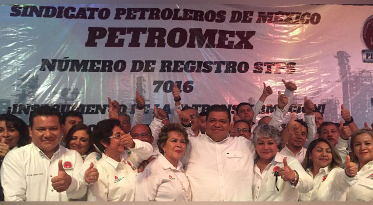 Petromex obtiene su registro como sindicato de Pemex, se declaran contra Romero Deschamps