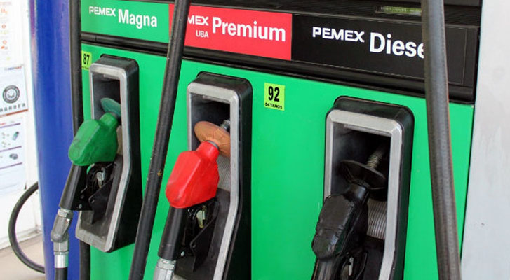 Precios de gasolina y diésel, este jueves en Michoacán
