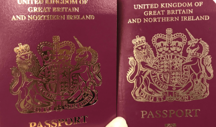 Reino Unido borra “Unión Europea” de sus nuevos pasaportes