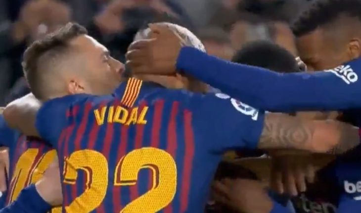 [VIDEO] Asistencia de Vidal, gol de Messi y título del Barcelona: catalanes se alzan como campeones de España