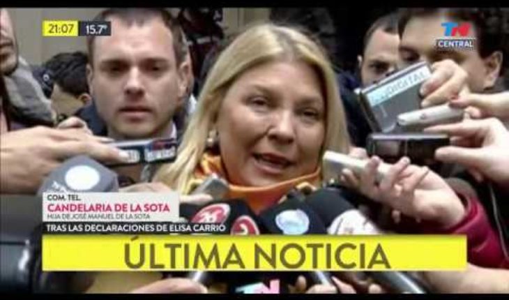 Video: La hija de De La Sota respondió a los dichos de Elisa Carrió