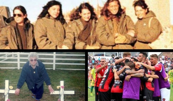 translated from Spanish: 37 years after Falklands: women and soldier recognized number 100, teams for the drop, and much more…