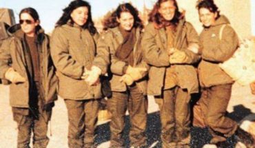 translated from Spanish: 37 years of the Malvinas war, we remember the women involved