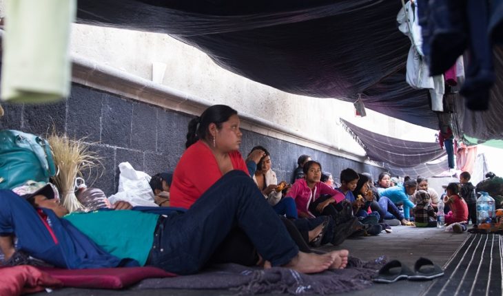 translated from Spanish: Displaced people in Guerrero expect the Government to comply