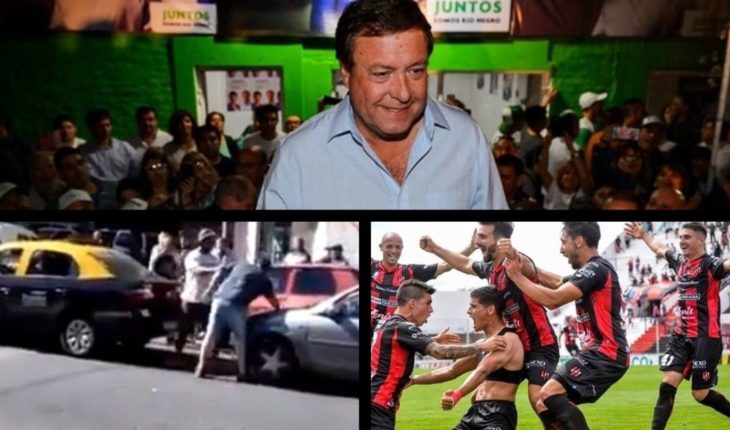 translated from Spanish: Elections in Rio Negro, fierce fight between taxi driver and conductor, Trustees escaped the descent and much more…
