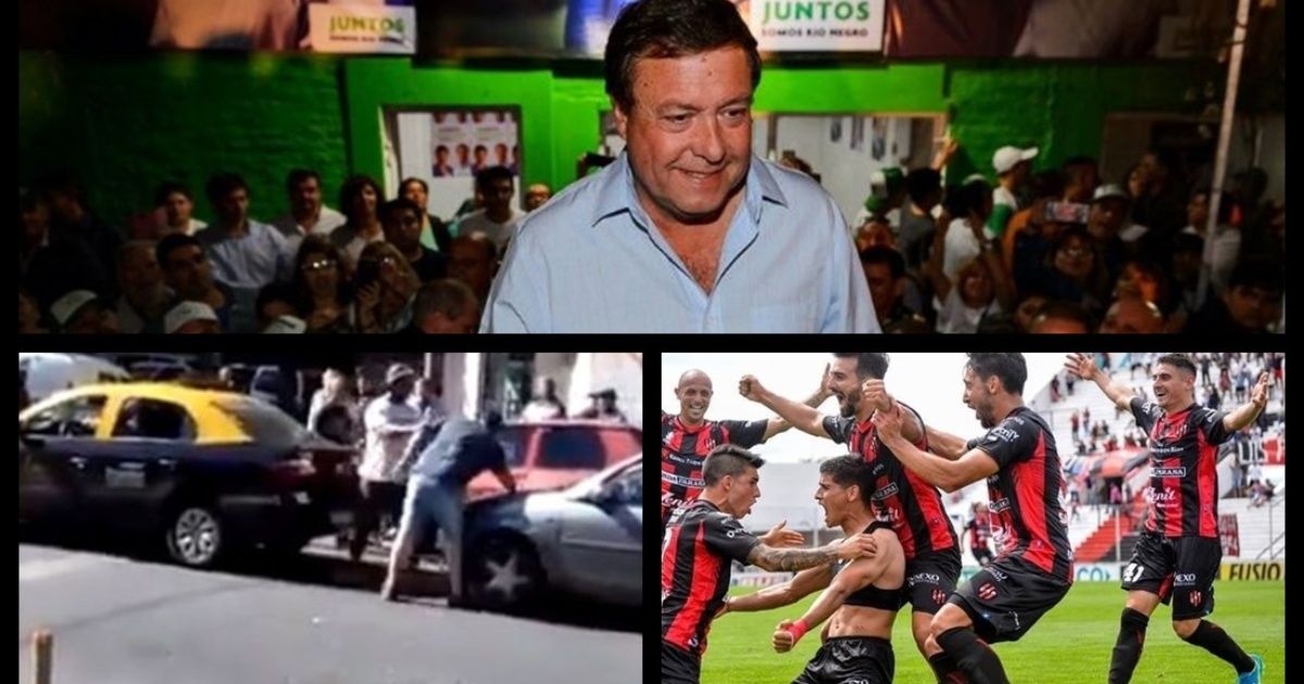 Elections in Rio Negro, fierce fight between taxi driver and conductor, Trustees escaped the descent and much more...