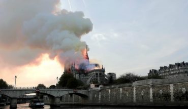 translated from Spanish: Evacúan casas cercanas a la catedral de Notre Dame por posible colapso