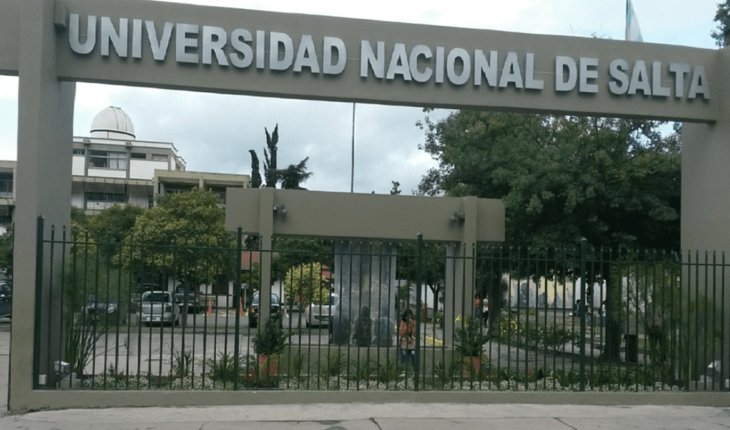 translated from Spanish: Fake attack at the National University of Salta on the election day