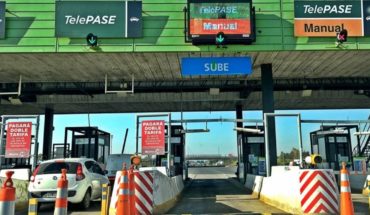 translated from Spanish: From tomorrow it will be more expensive tolls to La Plata and the Atlantic coast