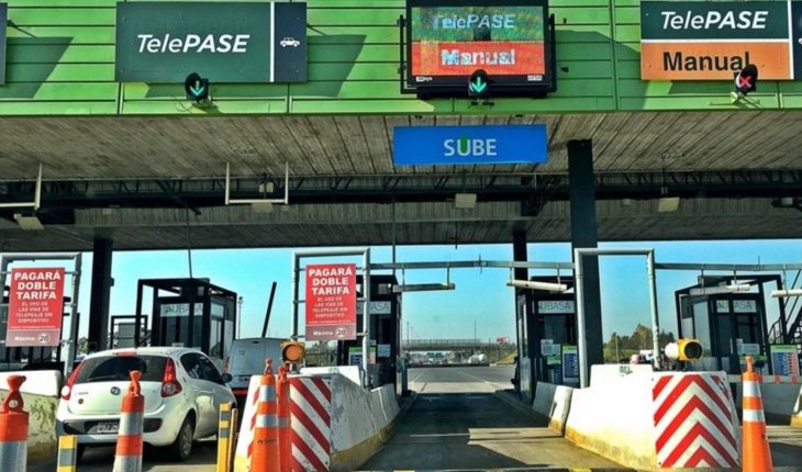 translated from Spanish: From tomorrow it will be more expensive tolls to La Plata and the Atlantic coast