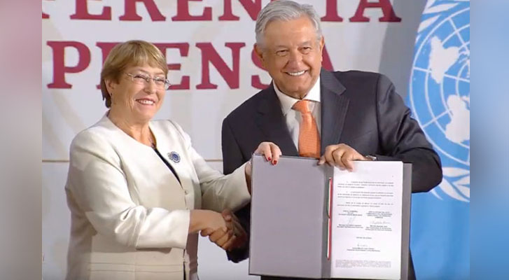 Government of Mexico and the UN sign agreement on human rights for the creation of the National Guard