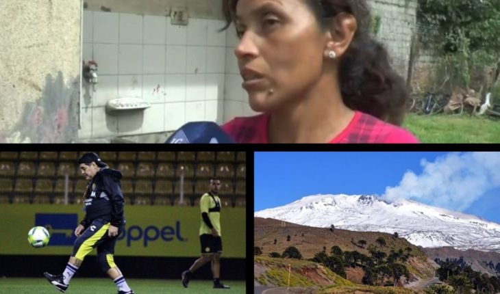 translated from Spanish: Hard story of mother in Tucumán, Maradona could let Dorados, alert by earthquakes in the Copahue volcano, and much more…
