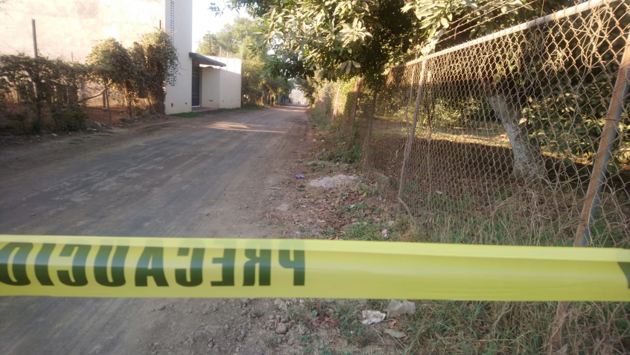 Kill shot a man in the colonia Santa Rosa of Uruapan, Michoacán