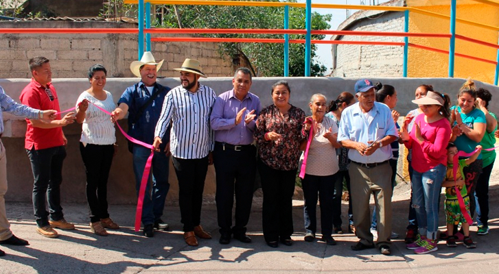 Manuel Villalongín Government Puruándiro opens bridge in holding
