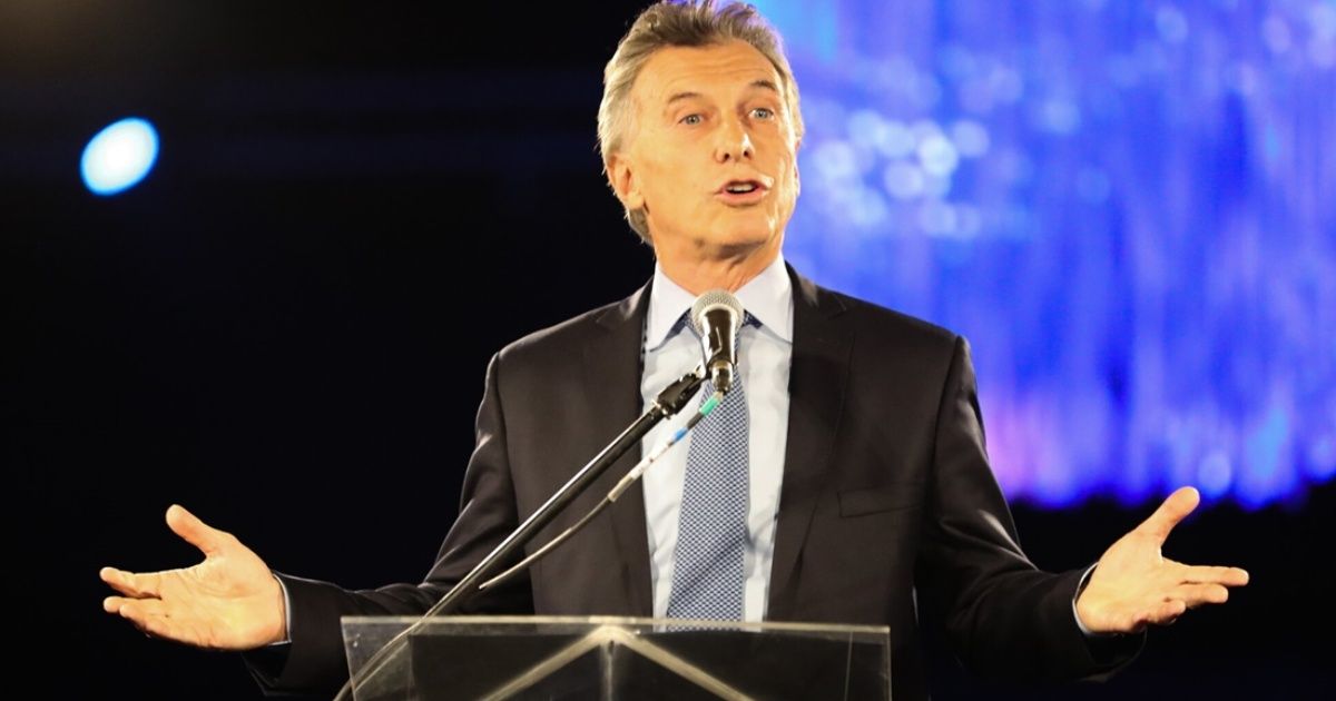 Mauricio Macri: "this is a time of great political uncertainty"