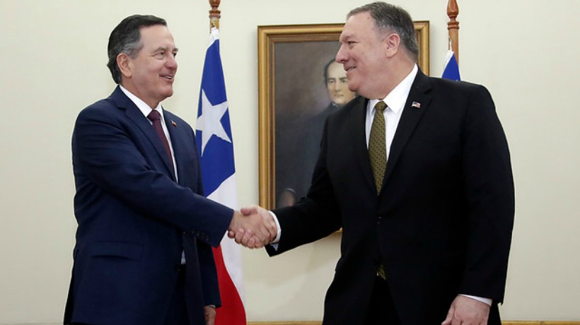 Mike Pompeo described Chile as "a leader for the Venezuelan people"