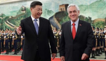 translated from Spanish: Pinera begins his visit to China with the firm’s plan to boost relations